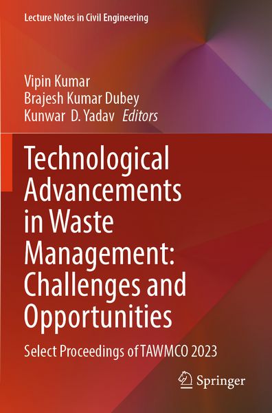 Produktbild: Technological Advancements in Waste Management: Challenges and Opportunities