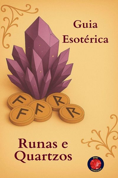 Produktbild: Guia Esot&eacute;rica Runas e Quartzos