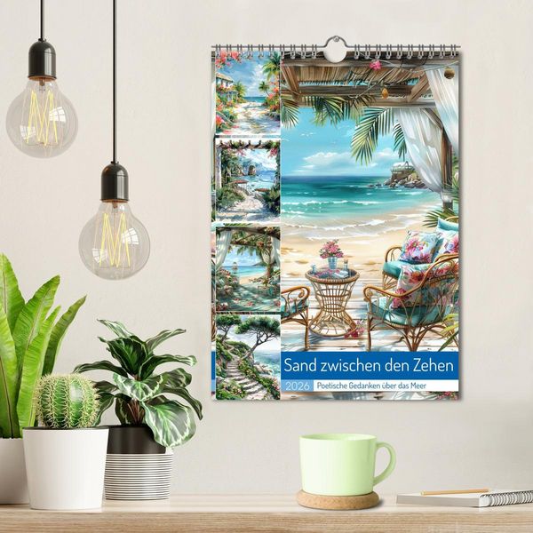 Produktbild: Sand zwischen den Zehen (Wandkalender 2026 DIN A4 hoch), CALVENDO Monatskalender
