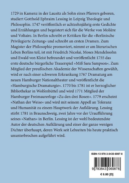 Produktbild: Minna von Barnhelm, oder das Soldatengl&uuml;ck