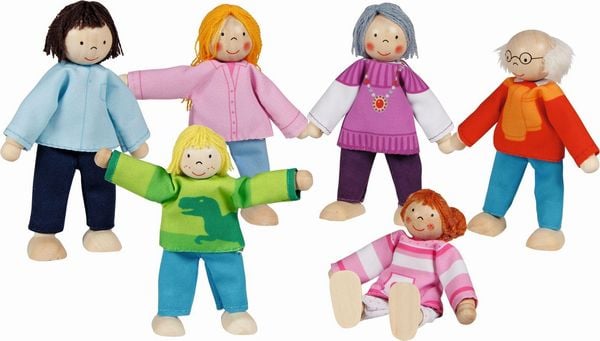 Produktbild: Biegepuppen Moderne Familie