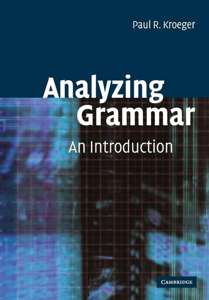 Produktbild: Analyzing Grammar
