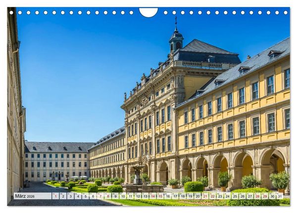 Produktbild: W&Uuml;RZBURG Historisches Stadtherz (Wandkalender 2026 DIN A4 quer), CALVENDO Monatskalender