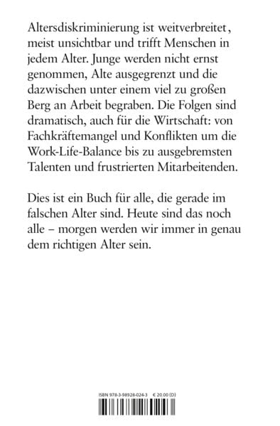 Produktbild: Zu jung? Zu alt? Egal!