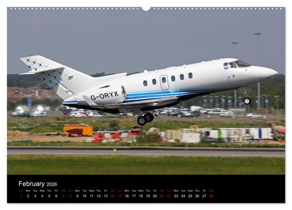 Produktbild: Bizjets (High Quality Premium Wall Calendar 2026 DIN A2 landscape),CALVENDO 12 Month Wall Calendar