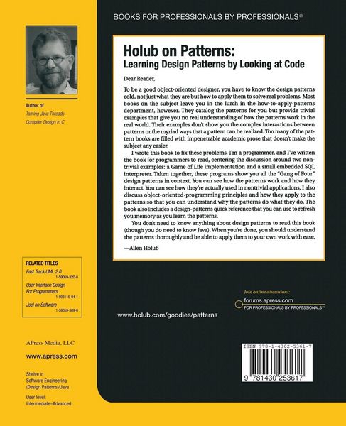 Produktbild: Holub on Patterns
