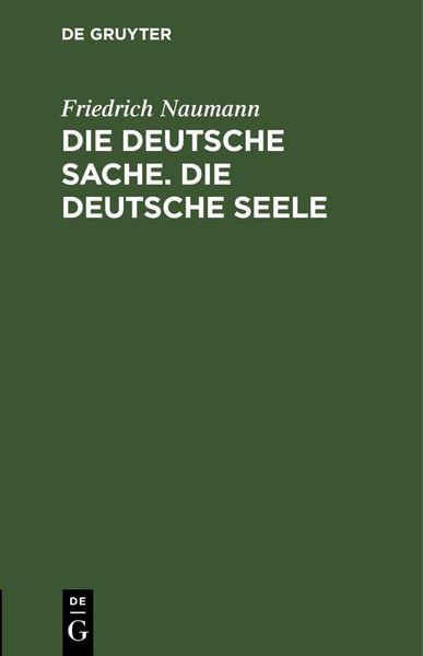 Produktbild: Die deutsche Sache. Die deutsche Seele