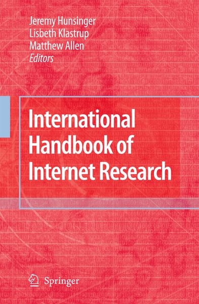 Produktbild: International Handbook of Internet Research