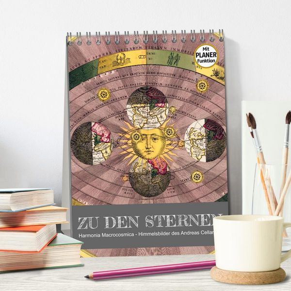 Produktbild: Zu den Sternen - mit Planerfunktion (Tischkalender 2026 DIN A5 hoch), CALVENDO Monatskalender