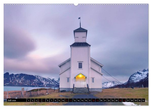 Produktbild: Lofoten Inselzauber (hochwertiger Premium Wandkalender 2026 DIN A2 quer), Kunstdruck in Hochglanz