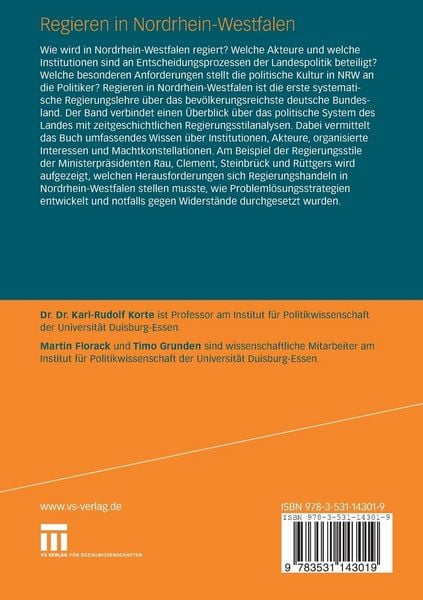 Produktbild: Regieren in Nordrhein-Westfalen