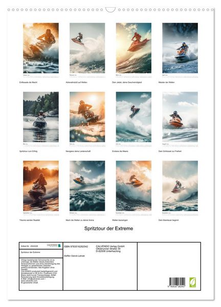 Produktbild: Spritztour der Extreme (Wandkalender 2026 DIN A2 hoch), CALVENDO Monatskalender