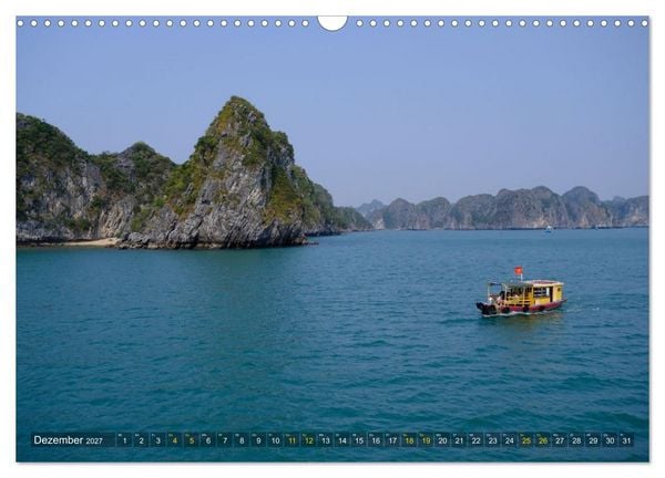 Produktbild: Naturwunder - Halong Bucht (Wandkalender 2027 DIN A3 quer), CALVENDO Monatskalender