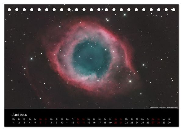 Produktbild: Deep Sky Fotografie (Tischkalender 2026 DIN A5 quer), CALVENDO Monatskalender