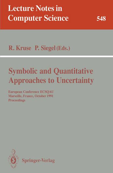 Produktbild: Symbolic and Quantitative Approaches to Uncertainty