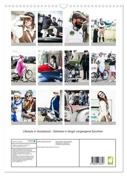 Produktbild: Lifestyle in Goodwood - Zeitreise in l&auml;ngst vergangene Epochen (Wandkalender 2026 DIN A3 hoch), CALVENDO Monatskalender