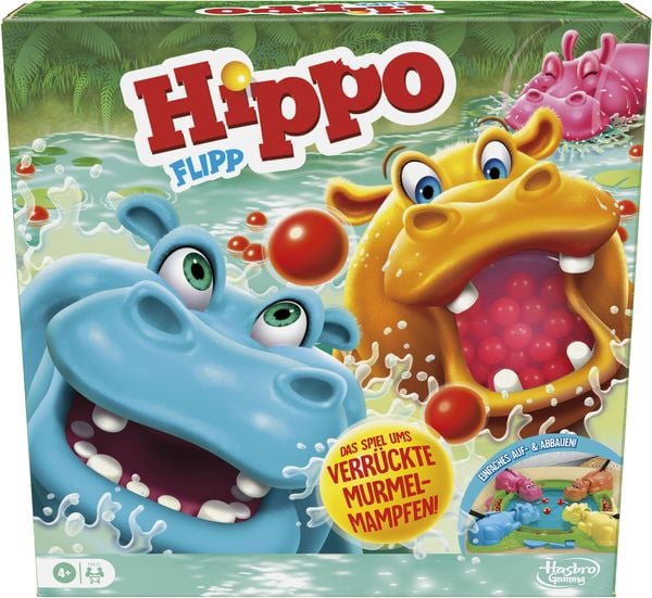 Hasbro - Hippo Flipp - Das Spiel ums verrückte Murmelmampfen, Refresh