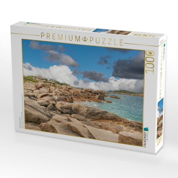 Produktbild: CALVENDO Puzzle C&ocirc;te de Granit Rose | 1000 Teile Lege-Gr&ouml;&szlig;e 64x48cm Foto-Puzzle f&uuml;r gl&uuml;ckliche Stunden