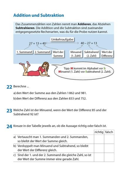 Produktbild: Rechnen und Textaufgaben - Gymnasium 5. Klasse, A5-Heft