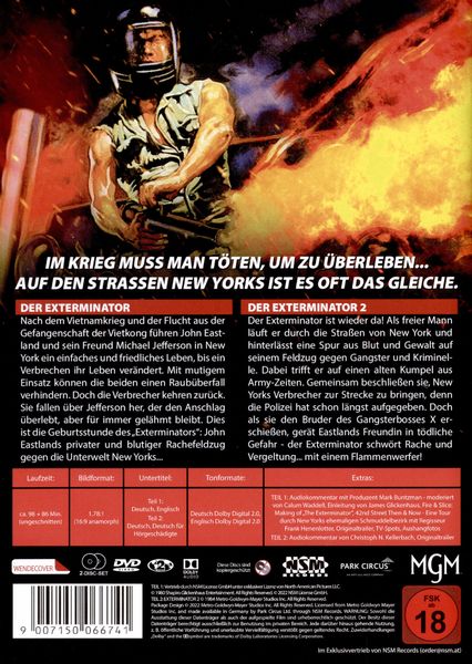 Produktbild: The Exterminator 1 & 2 (uncut)