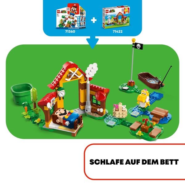 LEGO Super Mario 71422 Picknick bei Mario – Erweiterungsset mit Yoshi