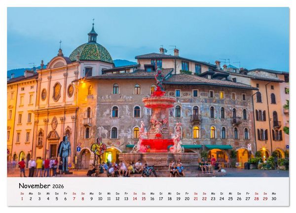 Produktbild: Trient - Hauptstadt des Trentino (Wandkalender 2026 DIN A3 quer), CALVENDO Monatskalender