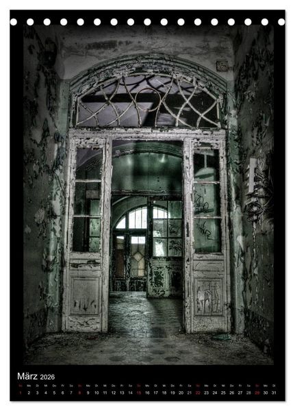 Produktbild: Lost Places Vergessene Orte (Tischkalender 2026 DIN A5 hoch), CALVENDO Monatskalender