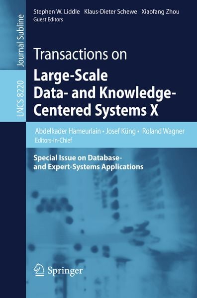 Produktbild: Transactions on Large-Scale Data- and Knowledge-Centered Systems X