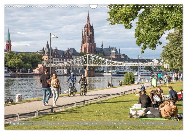 Produktbild: Frankfurt Mainhattan (Wandkalender 2026 DIN A3 quer), CALVENDO Monatskalender