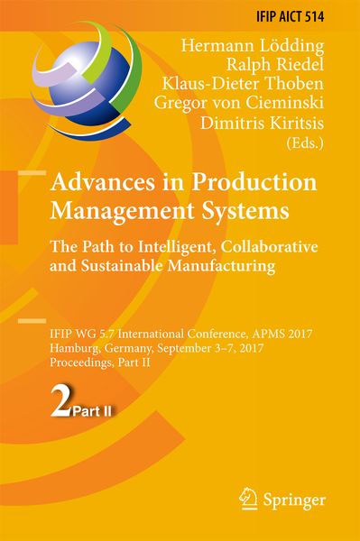 Produktbild: Advances in Production Management Systems. The Path to Intelligent, Collaborative and Sustainable Manufacturing