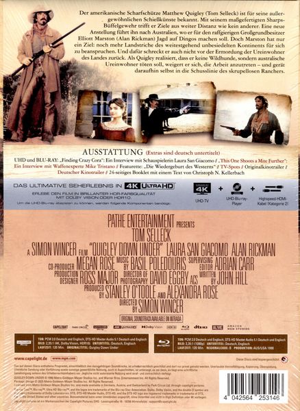 Produktbild: Quigley der Australier - Limitiertes Mediabook (4K Ultra HD + Blu-ray)