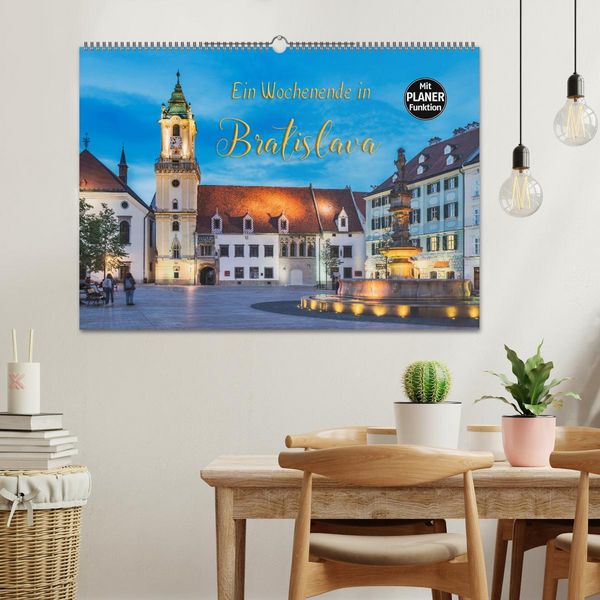 Produktbild: Ein Wochenende in Bratislava (Wandkalender 2026 DIN A2 quer), CALVENDO Monatskalender