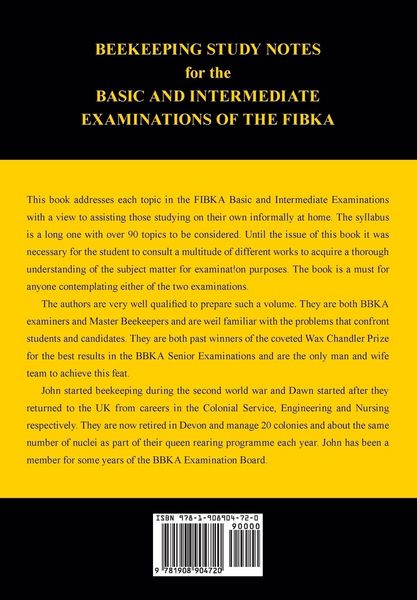 Produktbild: Beekeeping Study Notes for the Basic and Intermediate Examinations of the FIBKA