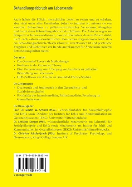 Produktbild: Behandlungsabbruch am Lebensende