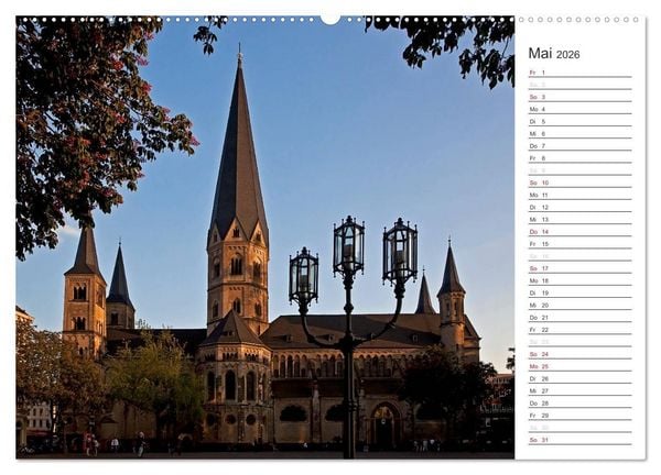 Produktbild: Zauberhaftes Bonn (hochwertiger Premium Wandkalender 2026 DIN A2 quer), Kunstdruck in Hochglanz