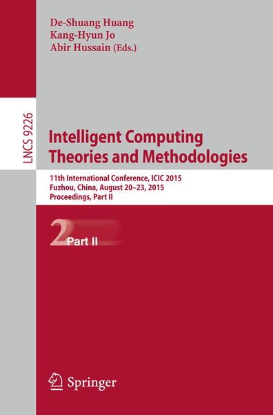 Produktbild: Intelligent Computing Theories and Methodologies
