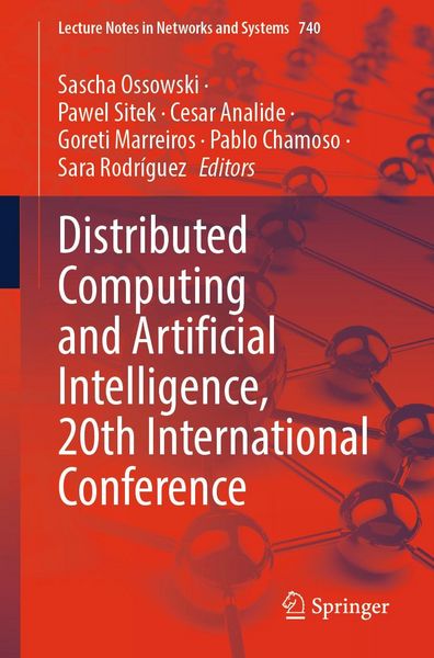 Produktbild: Distributed Computing and Artificial Intelligence, 20th International Conference