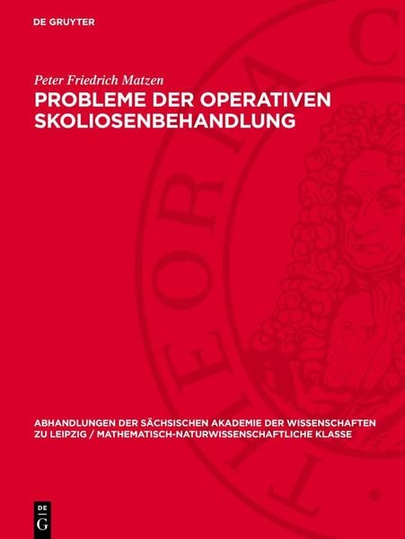 Produktbild: Probleme der operativen Skoliosenbehandlung