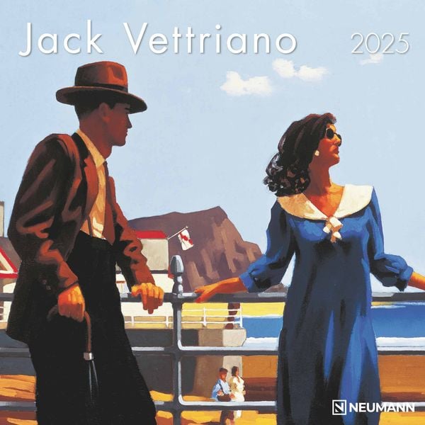 Jack Vettriano 2025 - Wand-Kalender - Broschüren-Kalender -