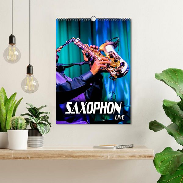 Produktbild: Saxophon live (Wandkalender 2026 DIN A3 hoch), CALVENDO Monatskalender