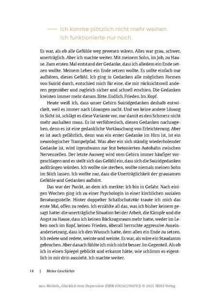 Produktbild: Gl&uuml;cklich trotz Depression