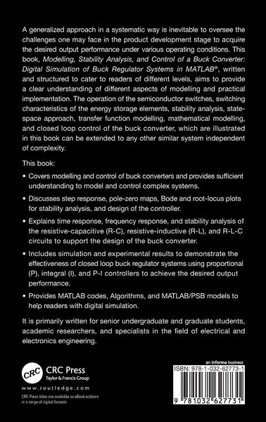 Produktbild: Modelling, Stability Analysis, and Control of a Buck Converter