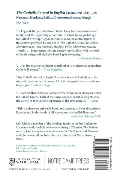 Produktbild: The Catholic Revival in English Literature, 1845-1961