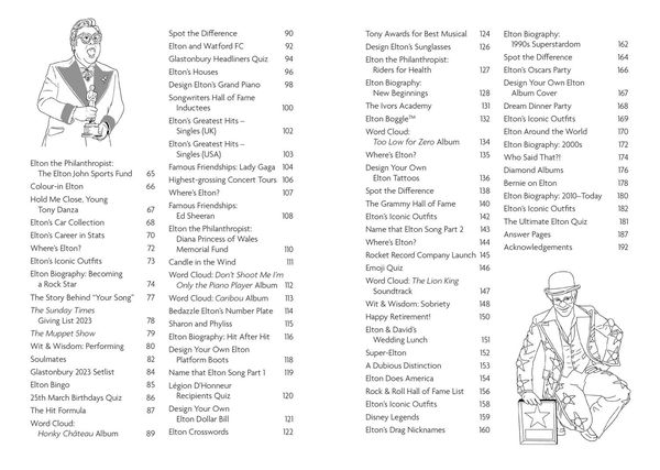 Produktbild: The Elton John Activity Book