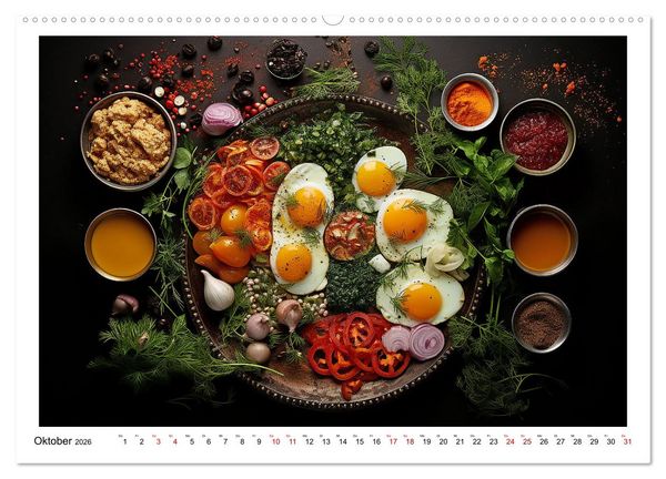 Produktbild: Ordentlich Ketogen (Wandkalender 2026 DIN A2 quer), CALVENDO Monatskalender