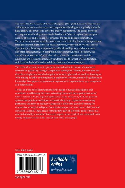 Produktbild: Mining for Strategic Competitive Intelligence