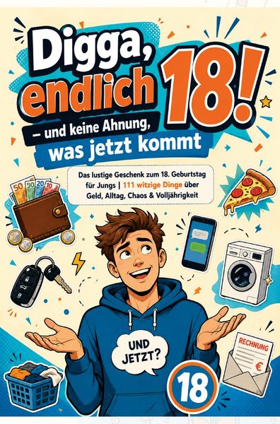 Produktbild: Digga, endlich 18!