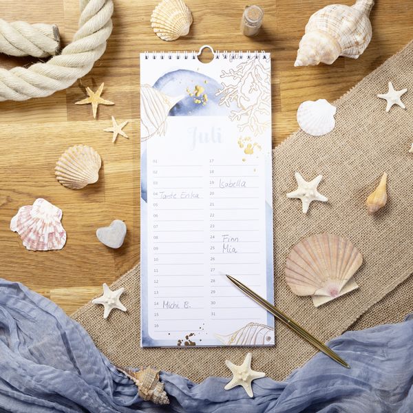 Immerwährender Geburtstagskalender Maritim