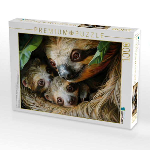 Produktbild: CALVENDO Puzzle Ein Motiv aus dem Kalender "Tierkinder des S&uuml;dens" | 1000 Teile Lege-Gr&ouml;&szlig;e 64x48cm Foto-Puzzle f&uuml;r gl&uuml;ckliche Stunden