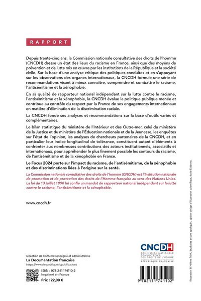 Produktbild: La Lutte Contre le Racisme, l Antisemitisme et la Xenophobie, Annee